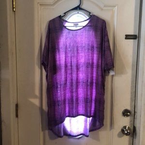 Lavender pattern tunic
